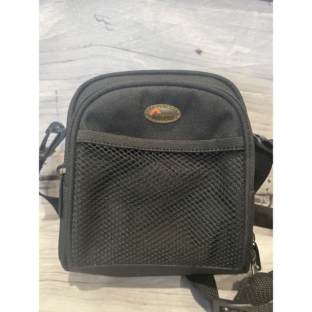 Lowepro Compact Camera Pouch Black Nylon Shoulder Bag Belt Loop Padded Case 6X5